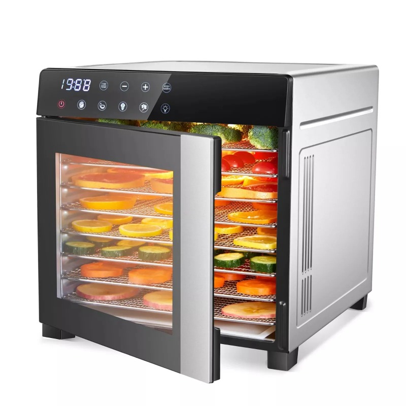 Dehydrator Tray Electric - Acier inoxydable à 8 plateaux, 600