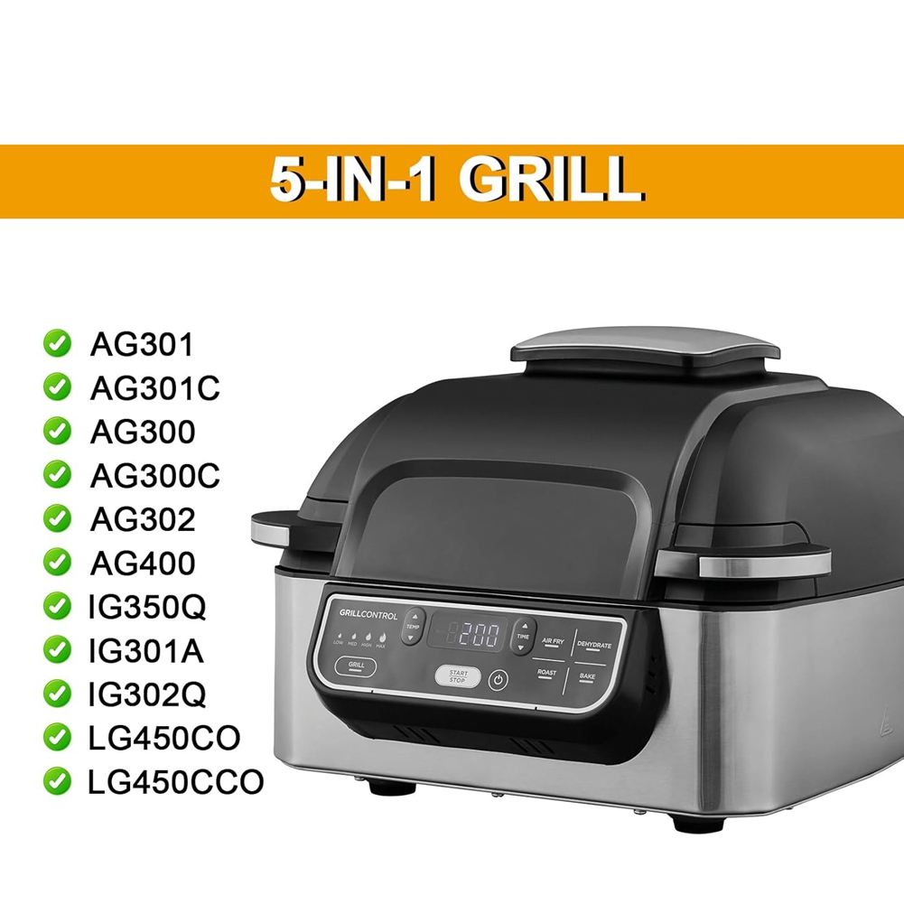 Ninja Air Fryer Af101 - M02K-Plaque anti-éclaboussures et grille en acier