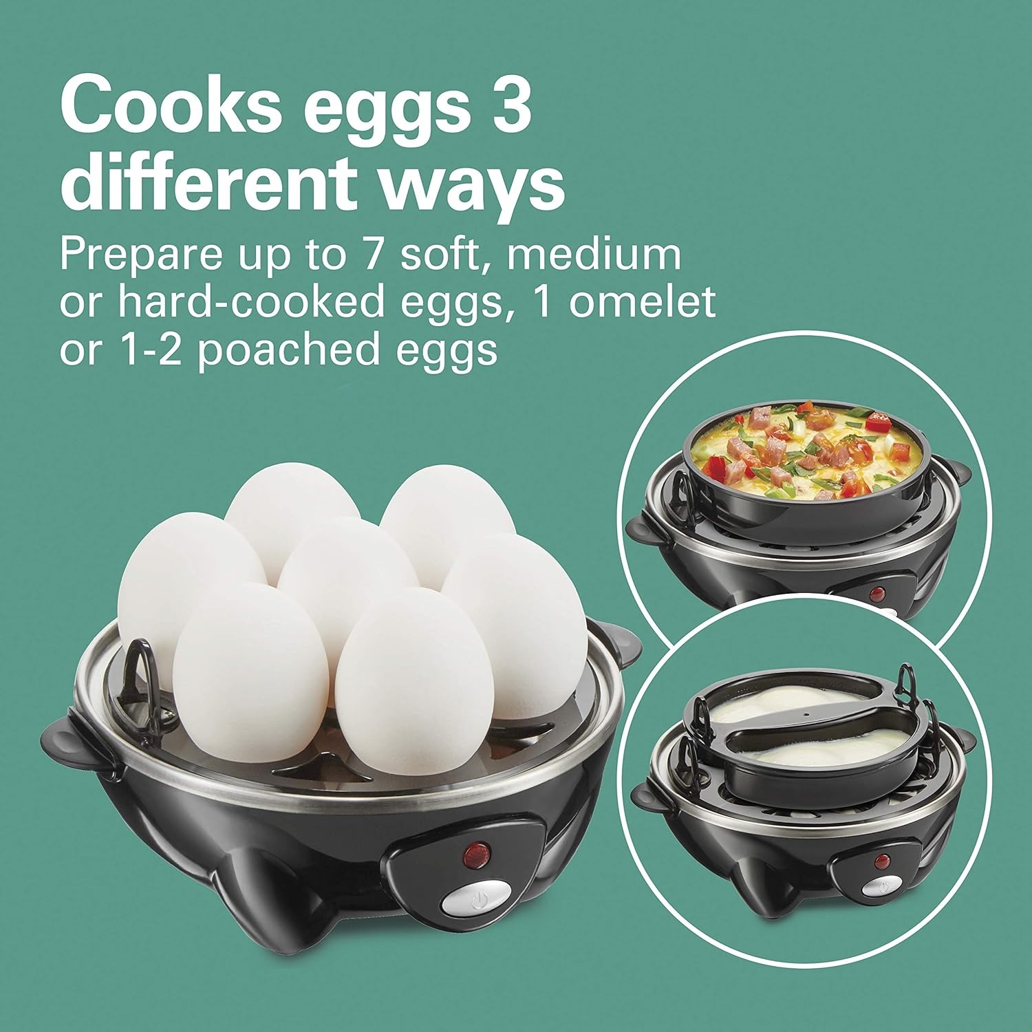 Egg Cooker Rapid - Cuiseur à œufs électrique compact et