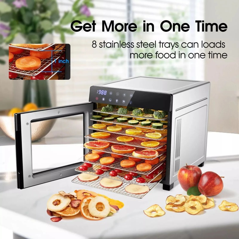 Acier inoxydable à 8 plateaux, - Dehydrator Tray Electric avis et prix